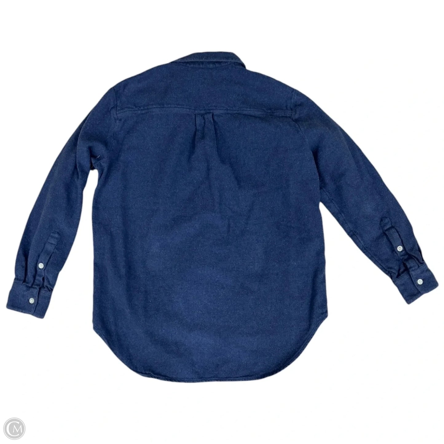 Top Long Sleeve By Madeleine In Blue, Size: Xs
