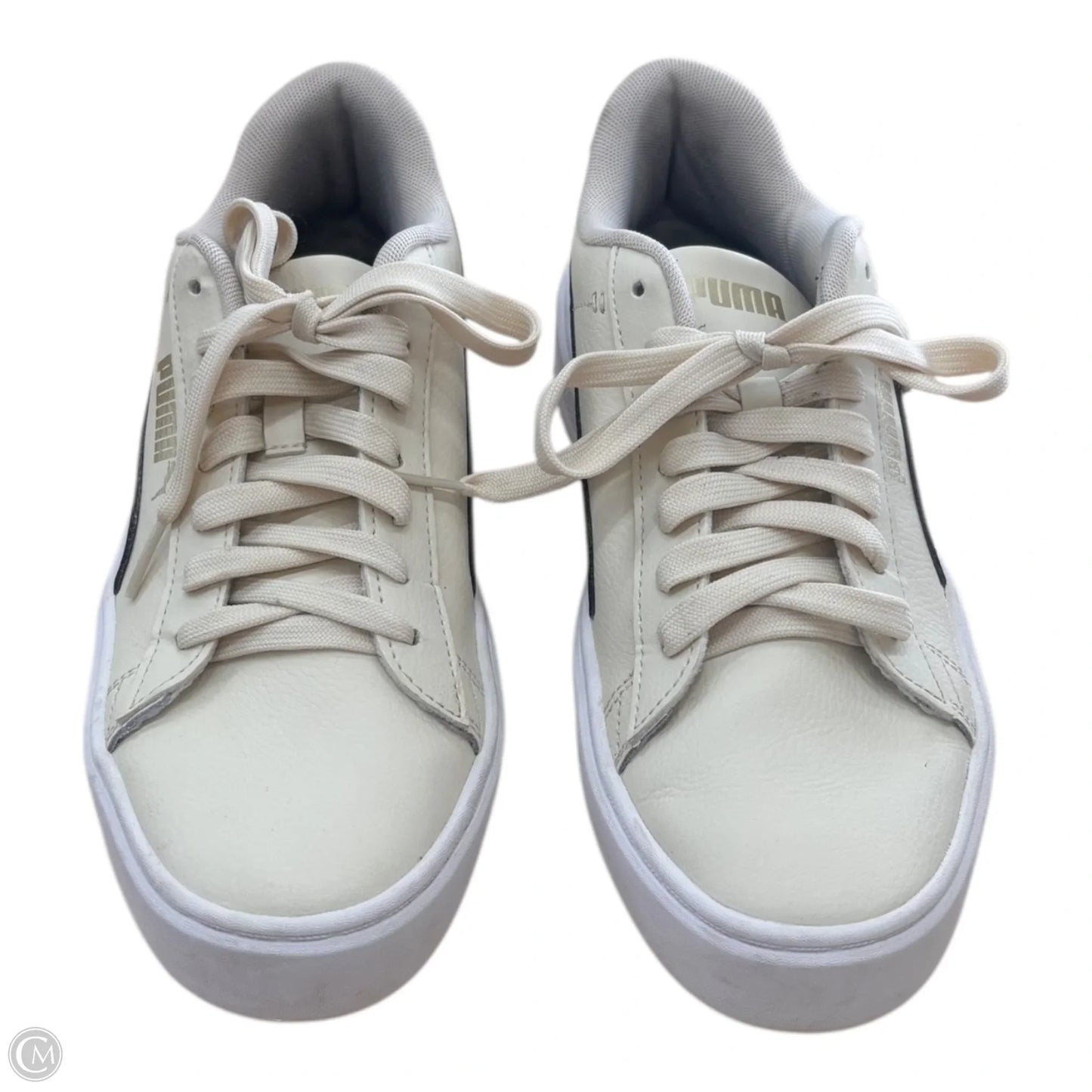 Shoes Sneakers By Puma In Cream, Size: 8