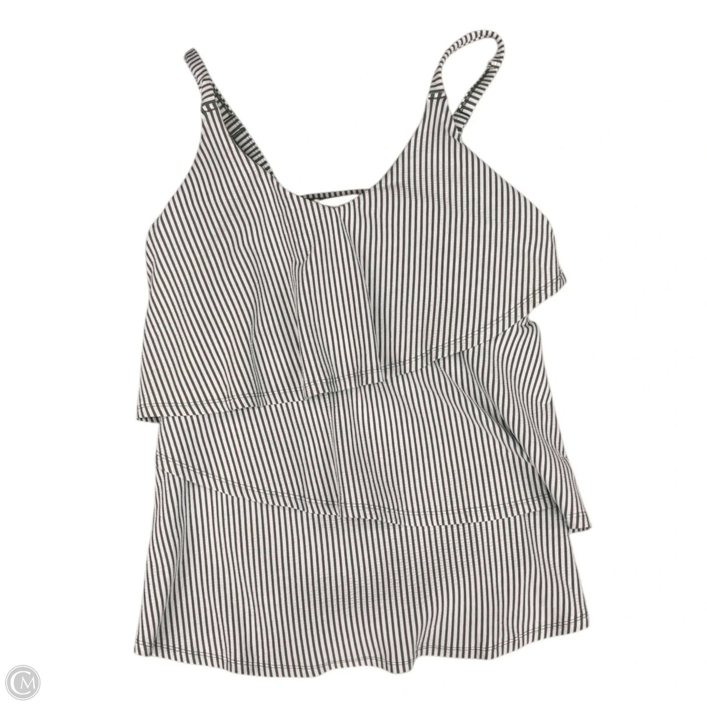 Swimsuit By Cacique In Green & White, Size: 16