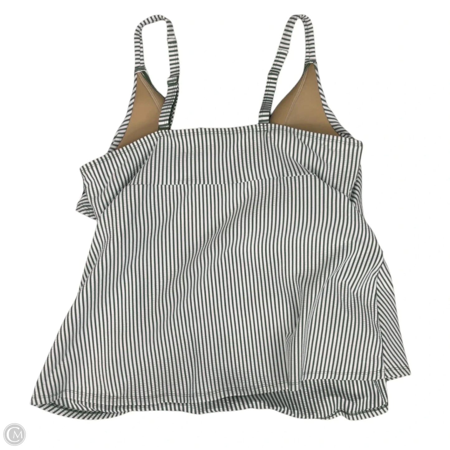 Swimsuit By Cacique In Green & White, Size: 16