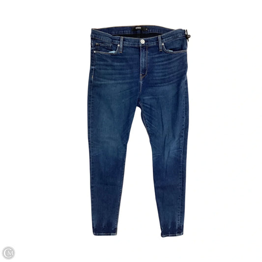 Jeans Skinny By Hudson In Blue Denim, Size: 12