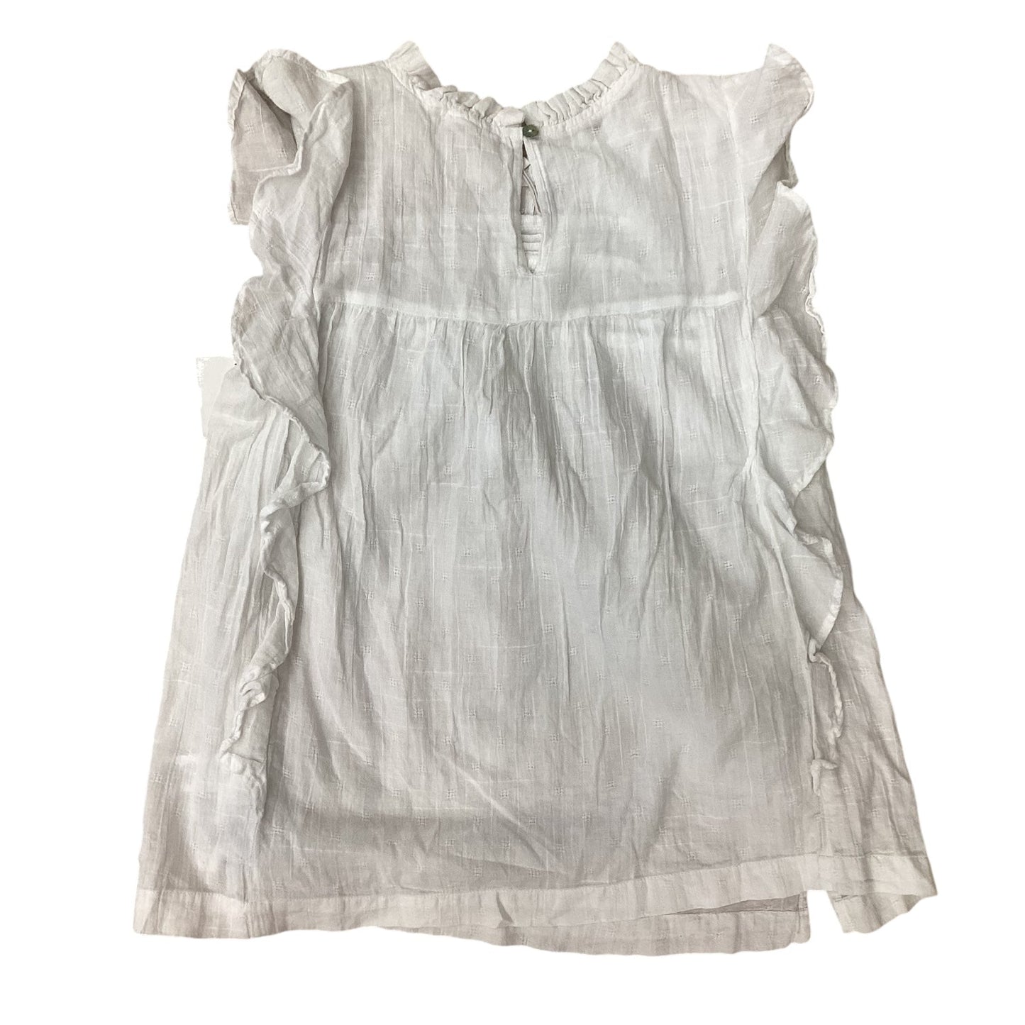 Blouse Sleeveless By Beachlunchlounge In White, Size: Xs