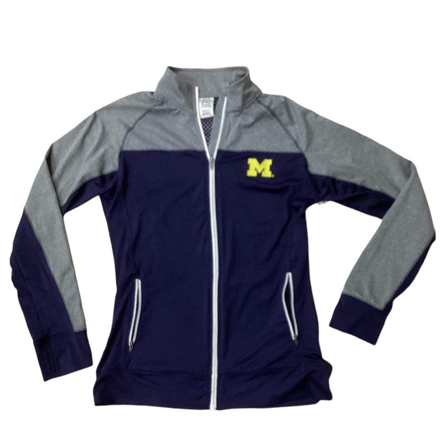 Athletic Jacket By Clothes Mentor In Navy, Size: L