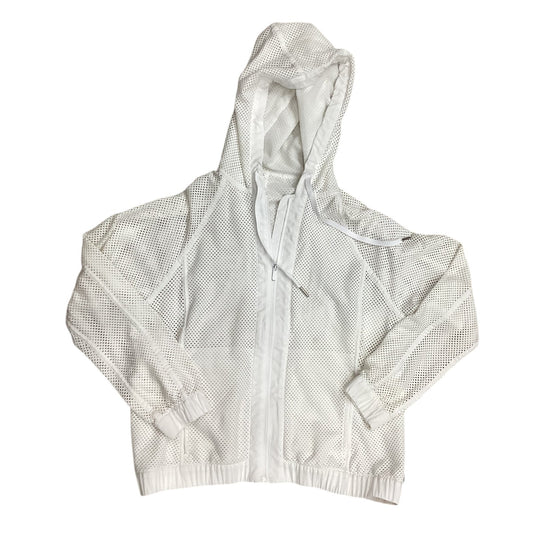 Athletic Jacket By Lululemon In White, Size: S