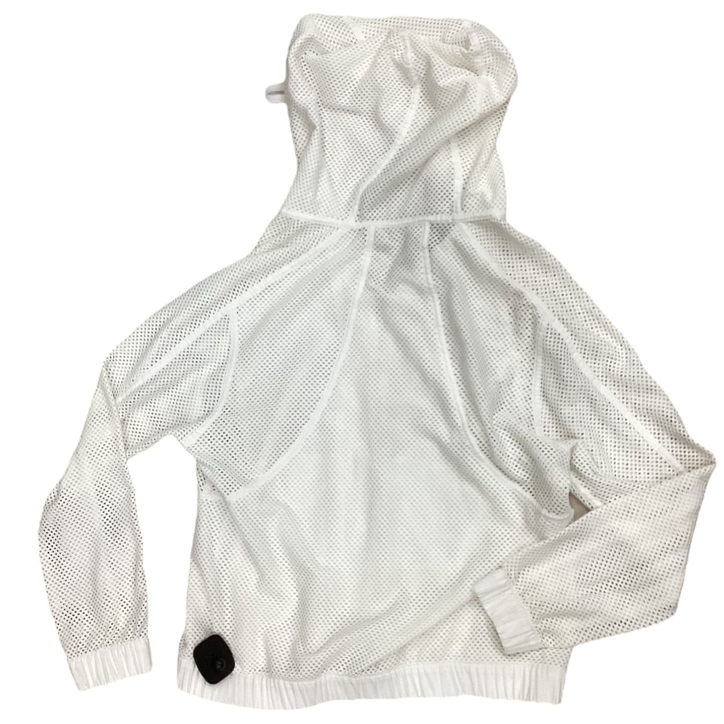 Athletic Jacket By Lululemon In White, Size: S