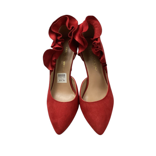 Shoes Heels Stiletto By Christian Siriano In Red, Size: 7.5