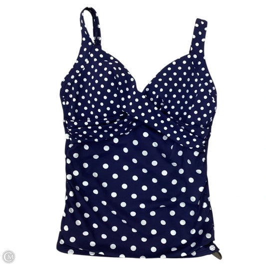 Swimsuit Top By Lands End In Polkadot Pattern, Size: S