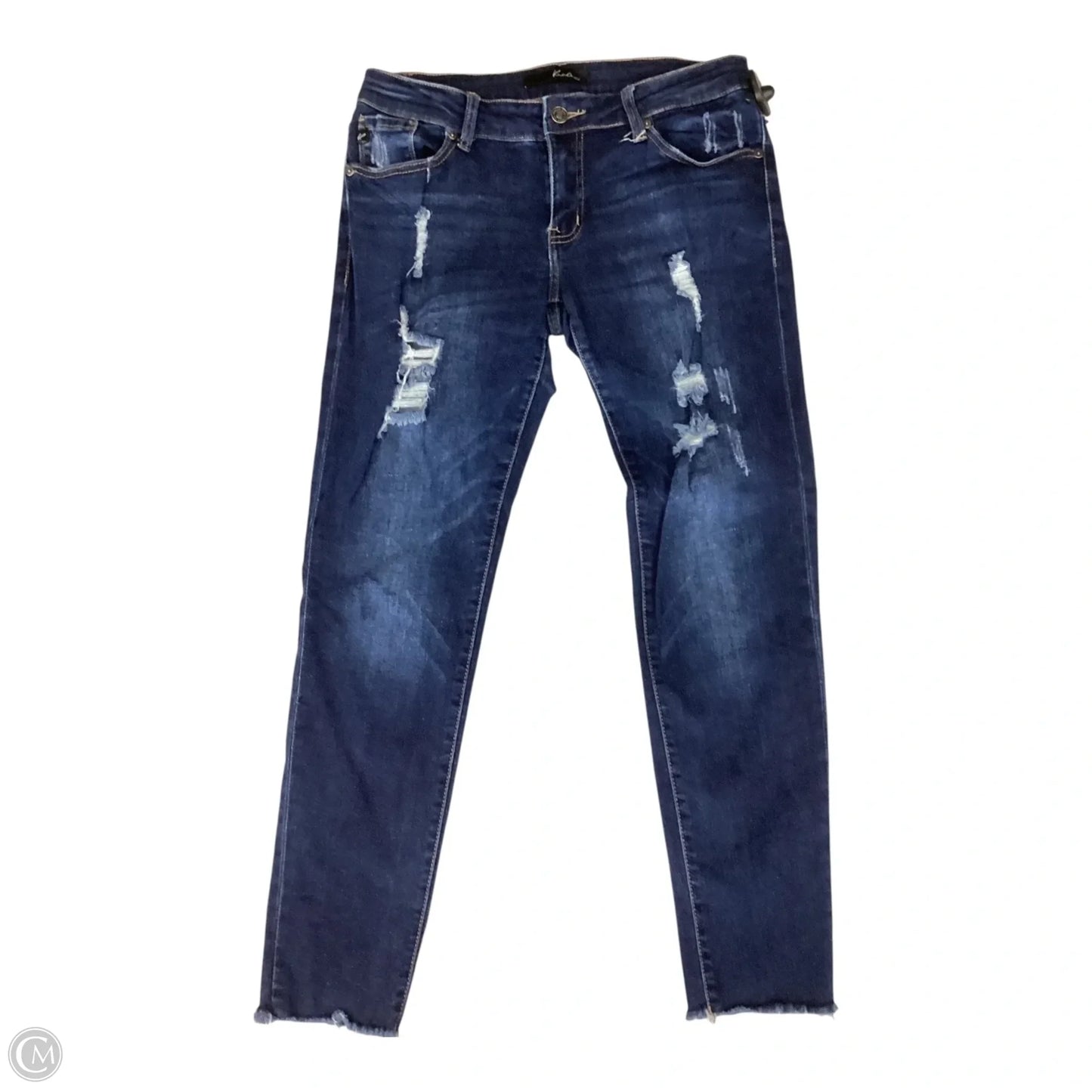 Jeans Skinny By Kancan In Blue Denim, Size: 6