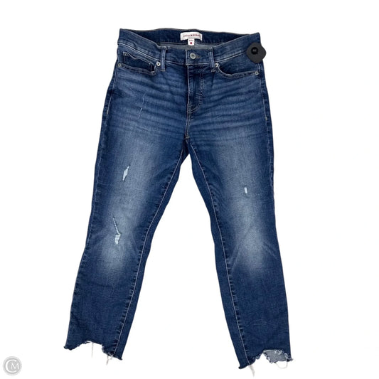 Jeans Skinny By Lucky Brand In Blue Denim, Size: 8