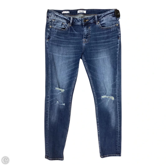 Jeans Skinny By Vigoss In Blue Denim, Size: 8