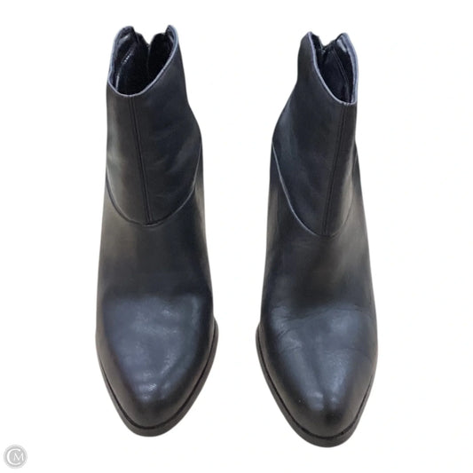 Boots Ankle Heels By Clothes Mentor In Black, Size: 7.5