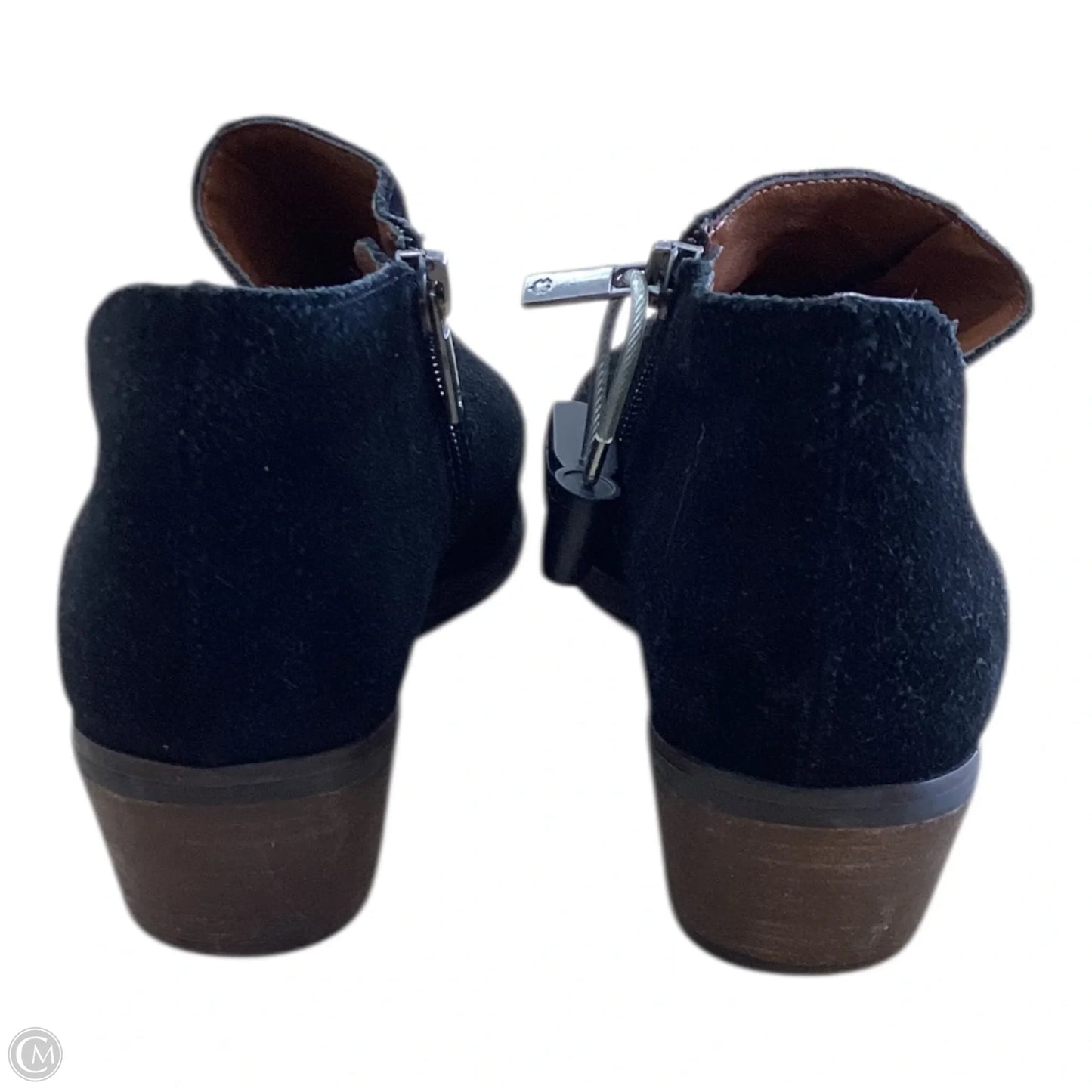 Boots Ankle Heels By Lucky Brand In Brown, Size: 9