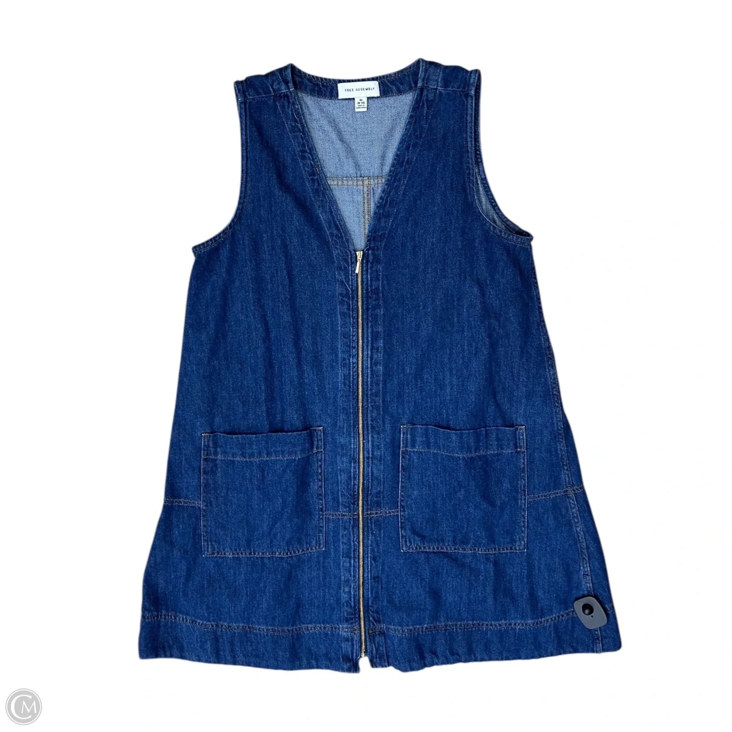 Dress Casual Short By Free Assembly In Blue Denim, Size: M