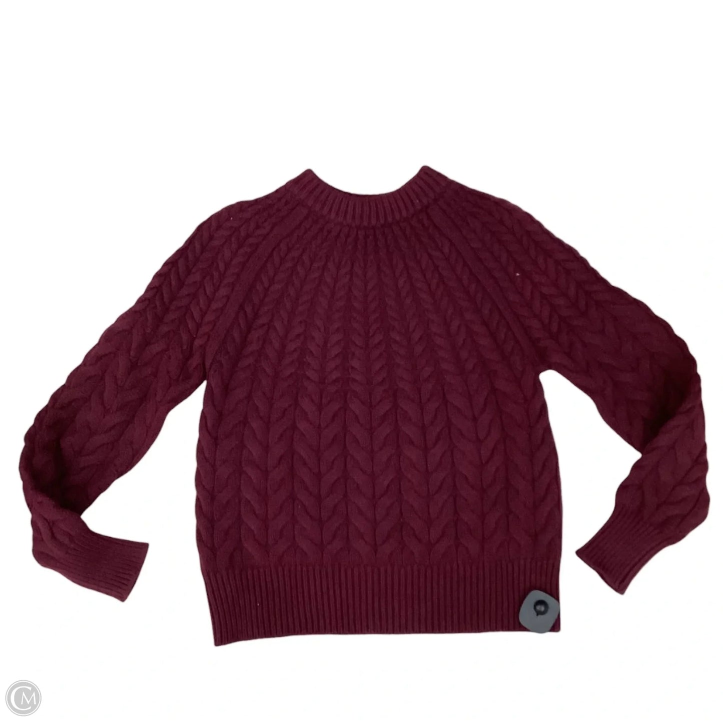 Sweater By Ann Taylor In Maroon, Size: S