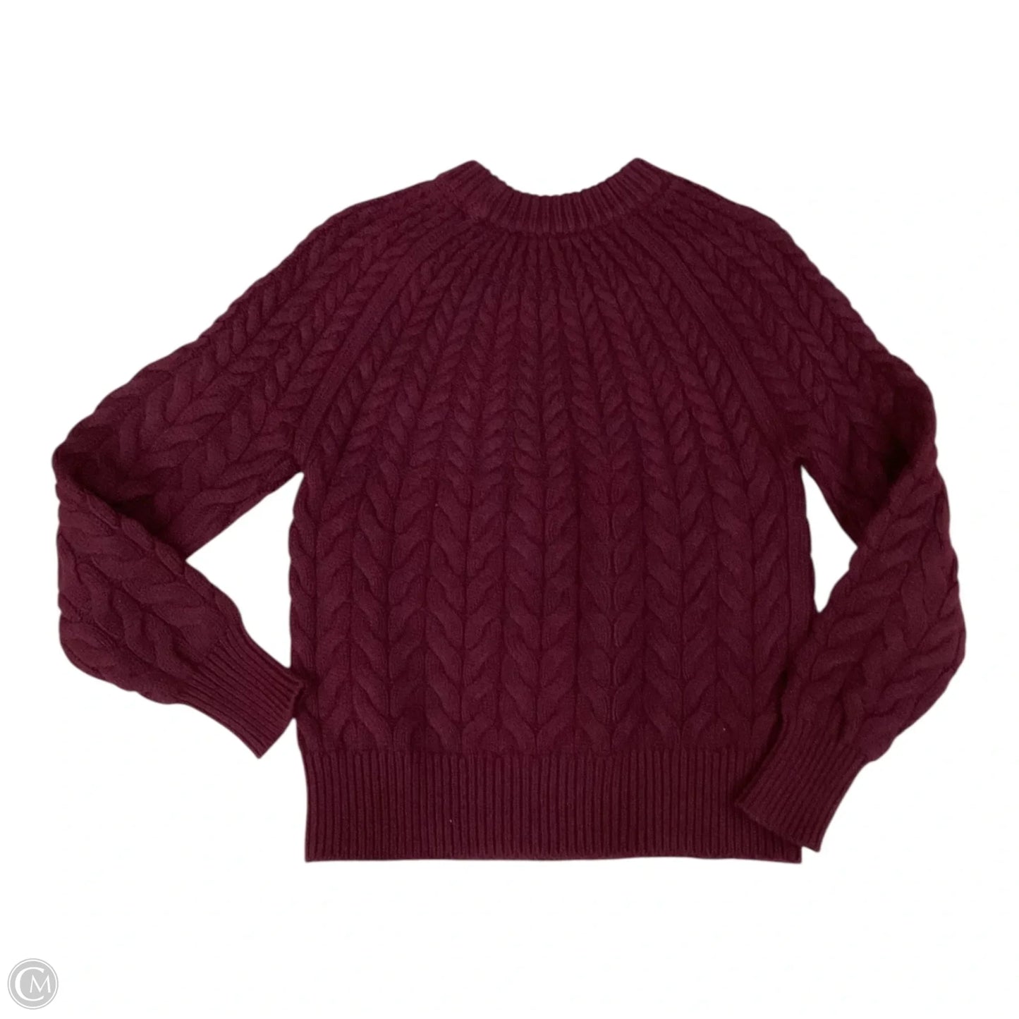 Sweater By Ann Taylor In Maroon, Size: S