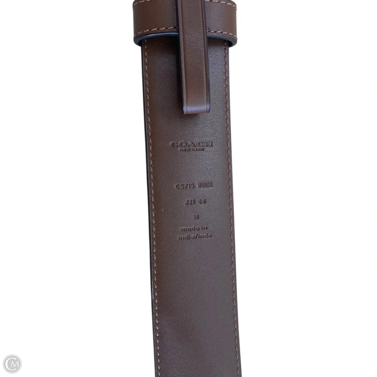 Belt Designer By Coach, Size: Medium