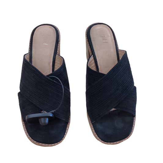 Black Sandals Heels Block J. Jill, Size 8.5