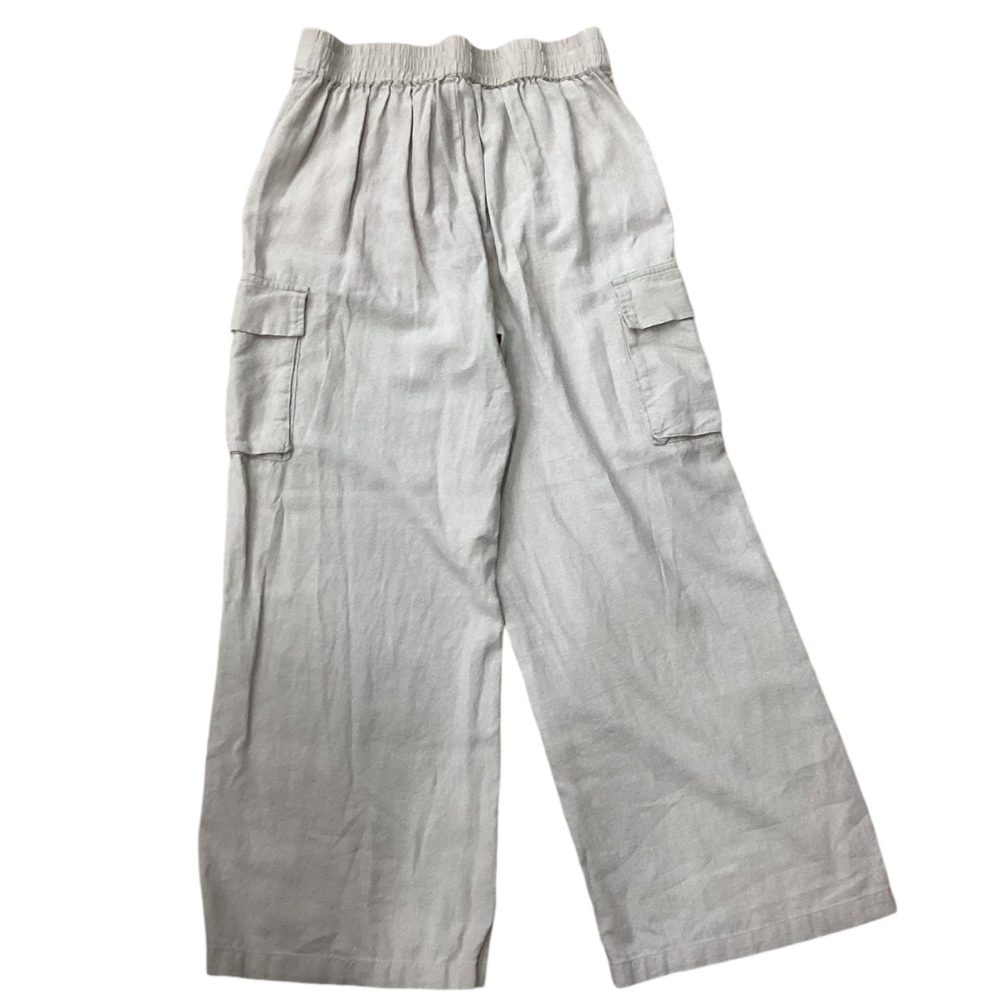 Pants Linen By Tahari By Arthur Levine In Tan, Size: S