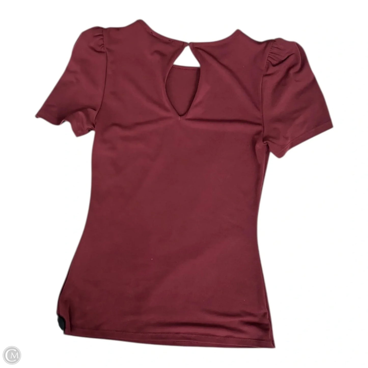 Blouse Short Sleeve By Express In Orange, Size: Xs