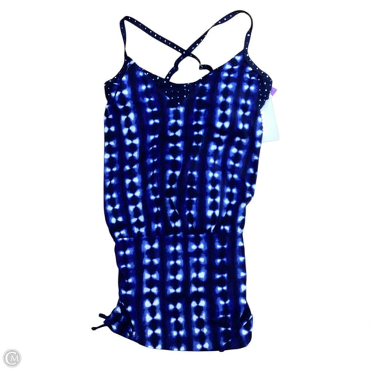 Swimsuit Top By Athleta In Blue & White, Size: Xl