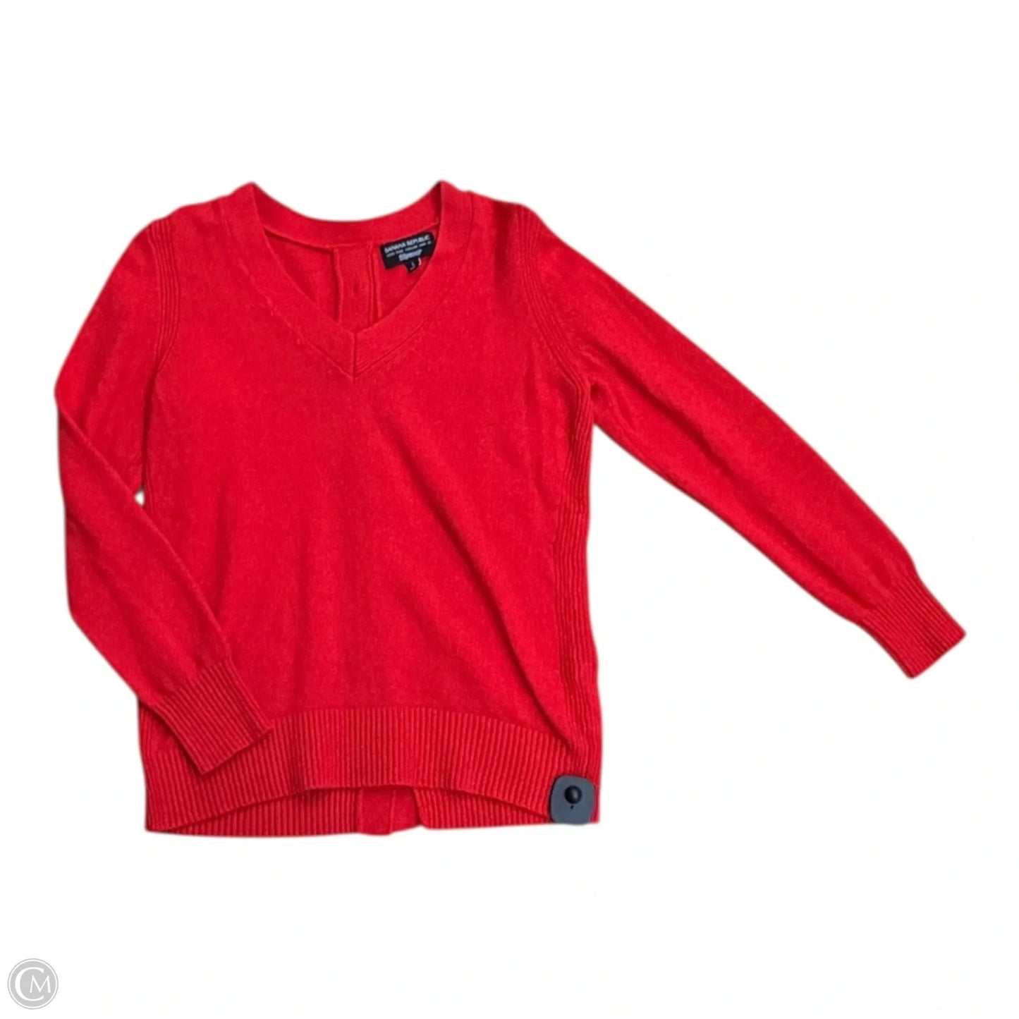 Sweater By Banana Republic In Red, Size: L