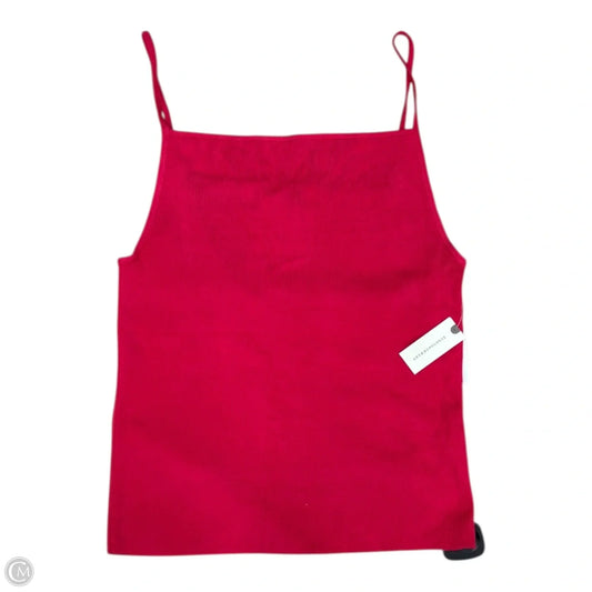 Top Sleeveless By Anthropologie In Pink, Size: L