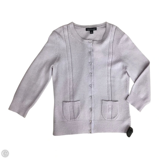 Cardigan By Banana Republic In Purple, Size: M