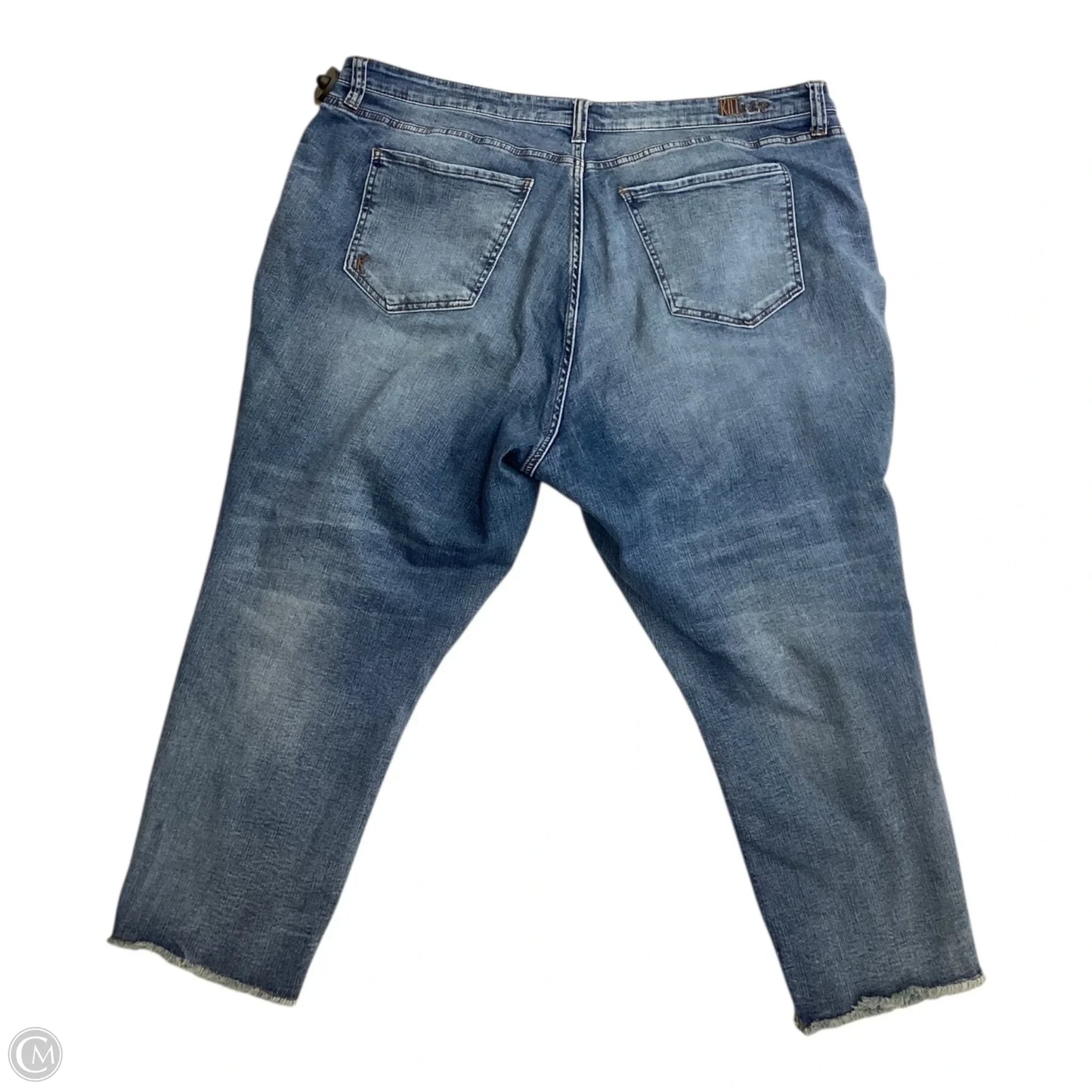 Jeans Straight By Kut In Blue, Size: 22