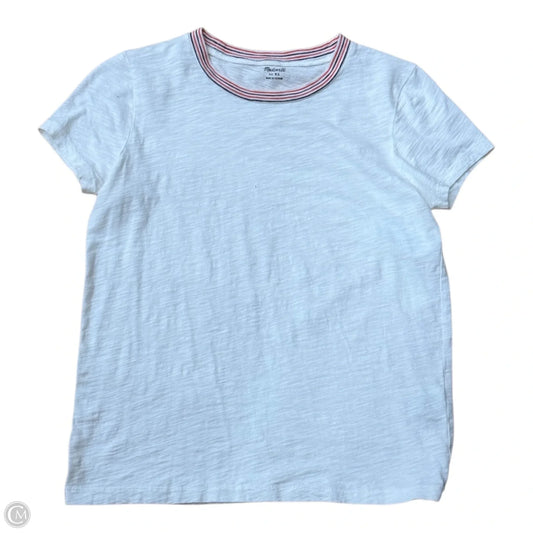 Top Short Sleeve By Madewell In White, Size: Xs