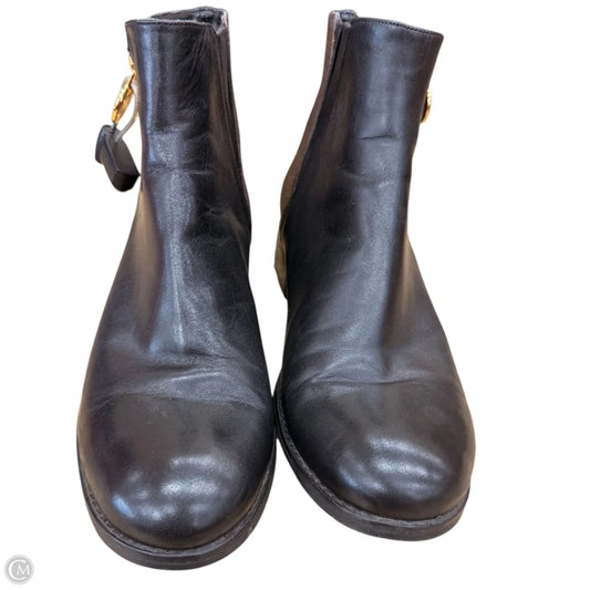 Boots Designer By Michael Kors In Black & Brown, Size: 10