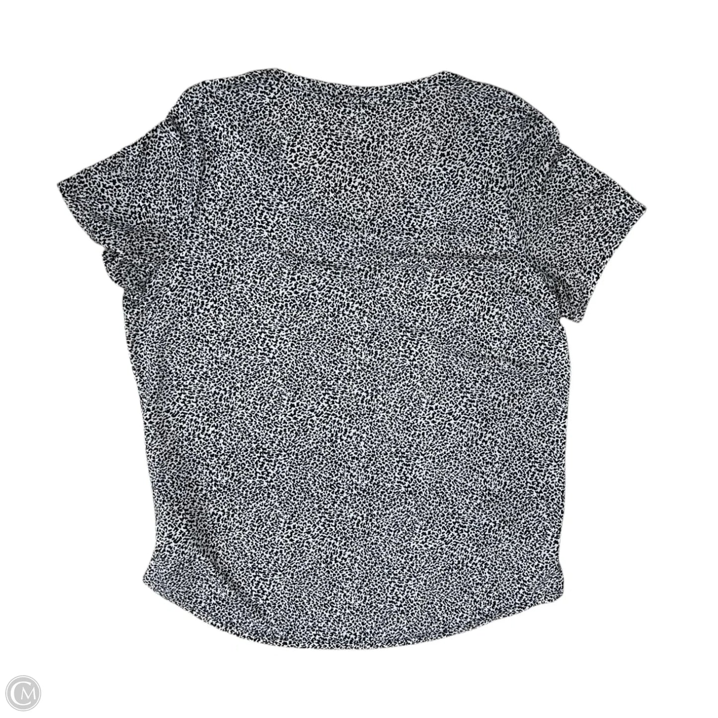 Top Short Sleeve By Athleta In Animal Print, Size: Xl