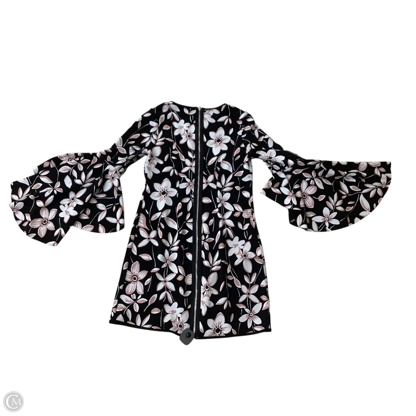 Dress Casual Midi By White House Black Market In Floral Print, Size: L