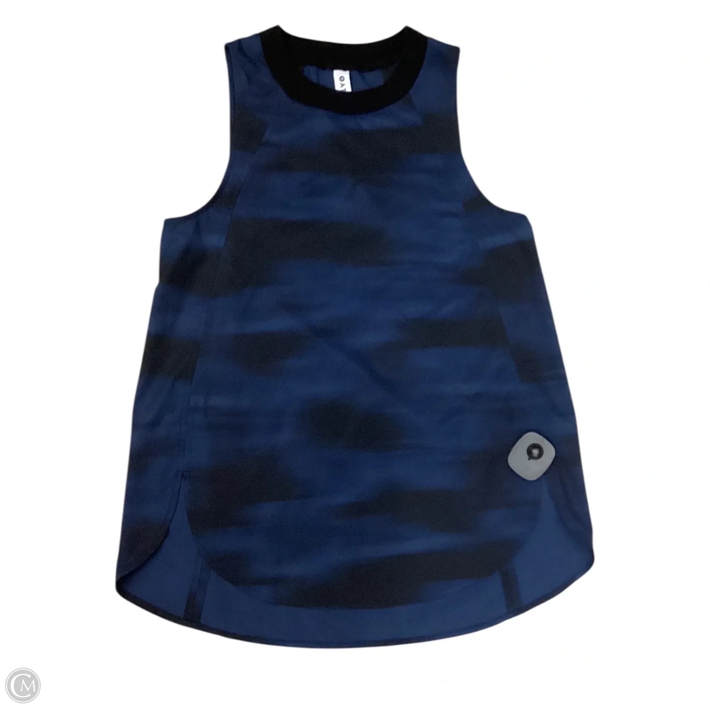 Athletic Tank Top By Athleta In Black & Blue, Size: Xxs