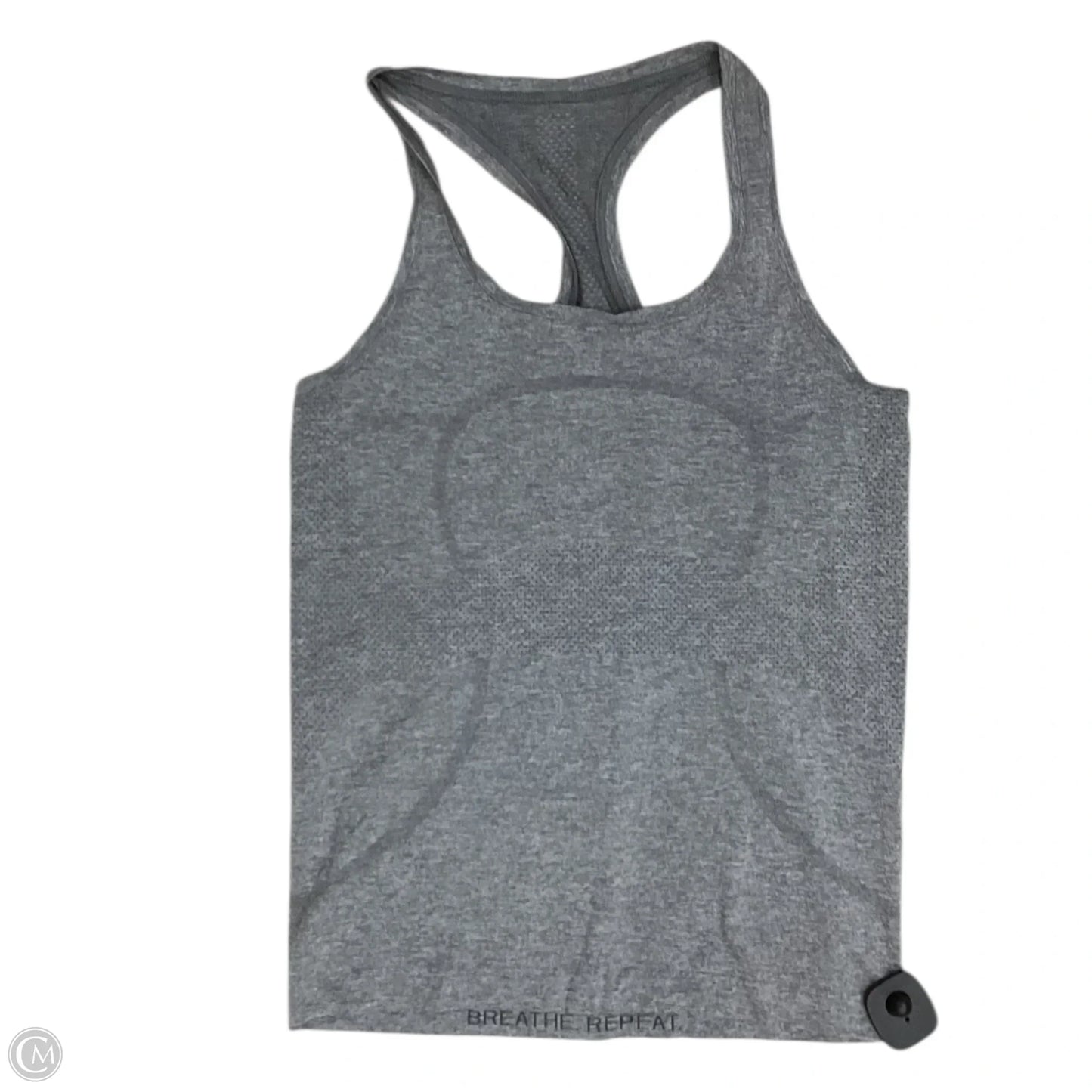 Athletic Tank Top By Lululemon In Grey, Size: M