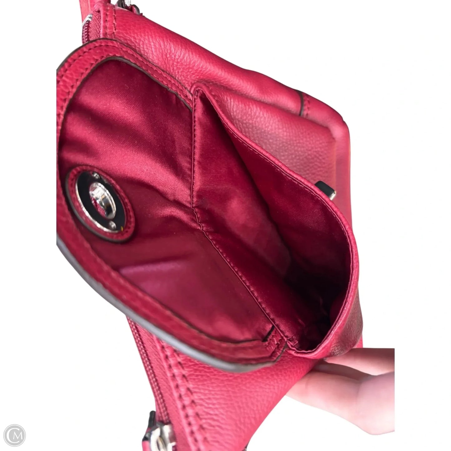 Crossbody Leather By Cma, Size: Small
