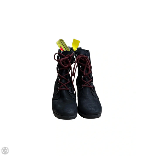 Boots Ankle Heels By Sorel In Black & Red, Size: 9