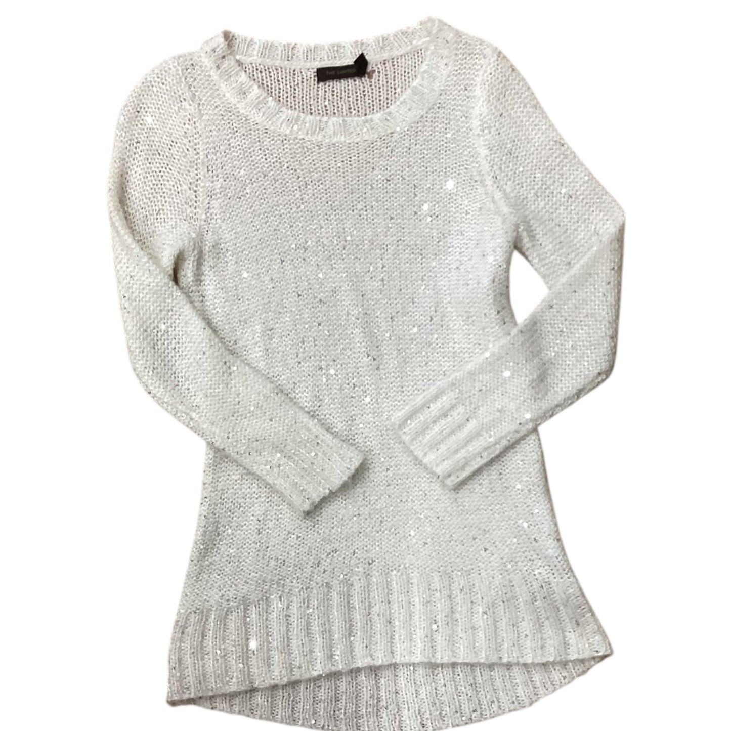 Sweater By Limited In White, Size: M