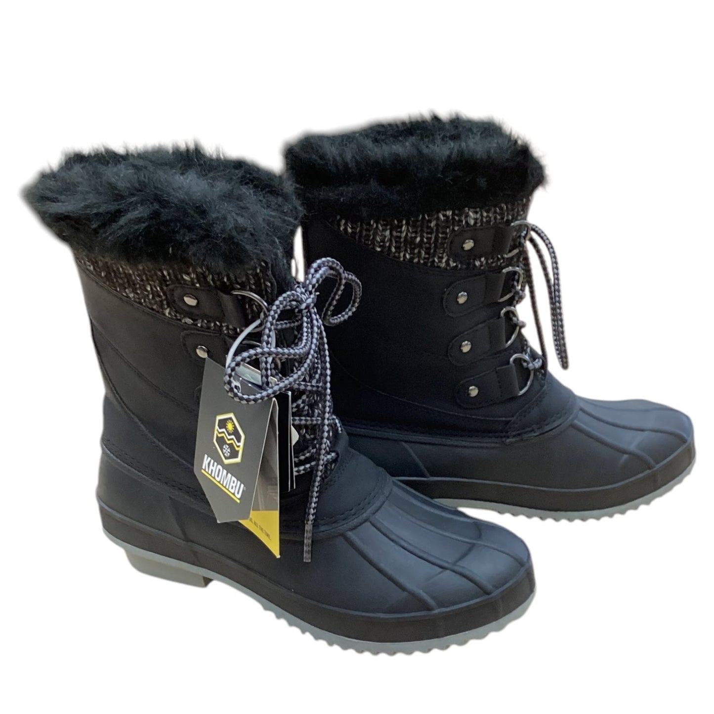 Boots Snow By Khombu In Black, Size: 7