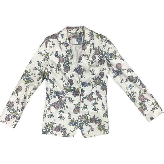 Blazer By Loft In Floral Print, Size: S