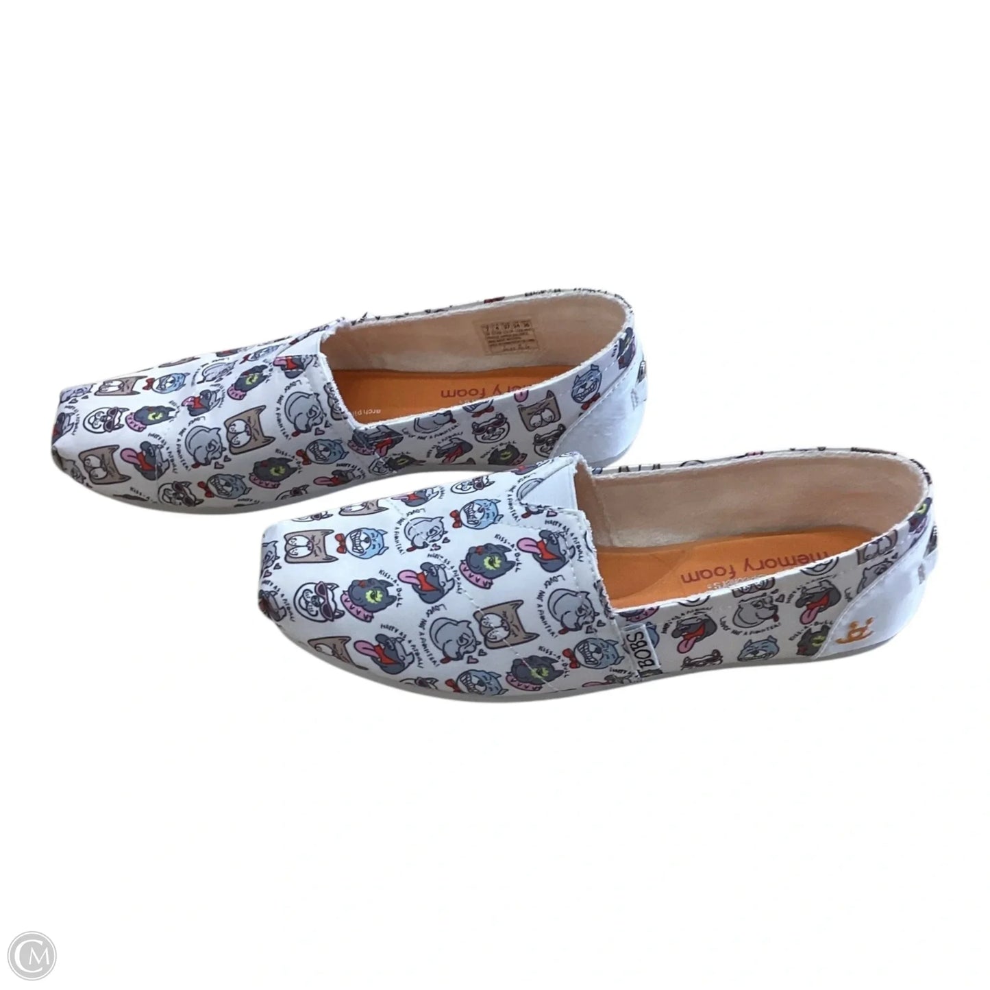 Shoes Sneakers By Bobs In Cream, Size: 7