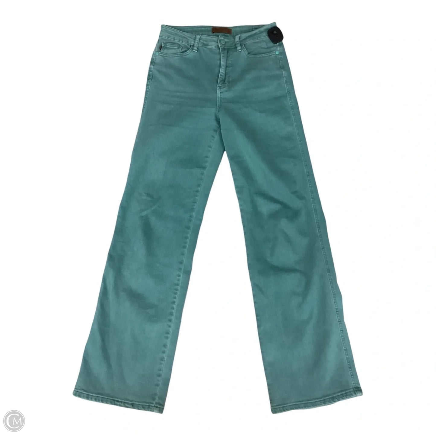 Jeans Wide Leg By Judy Blue In Green, Size: 4