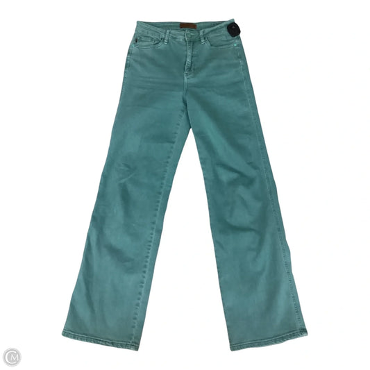 Jeans Wide Leg By Judy Blue In Green, Size: 4