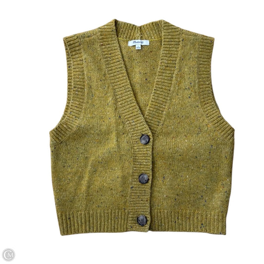 Vest Sweater By Madewell In Green, Size: S