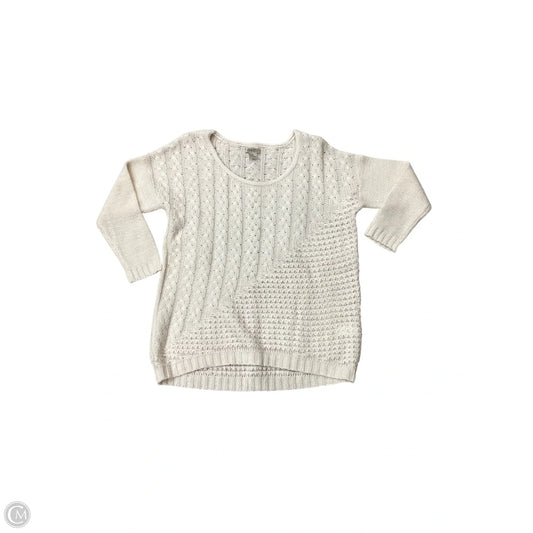 Sweater By Lucky Brand In Cream, Size: Xl