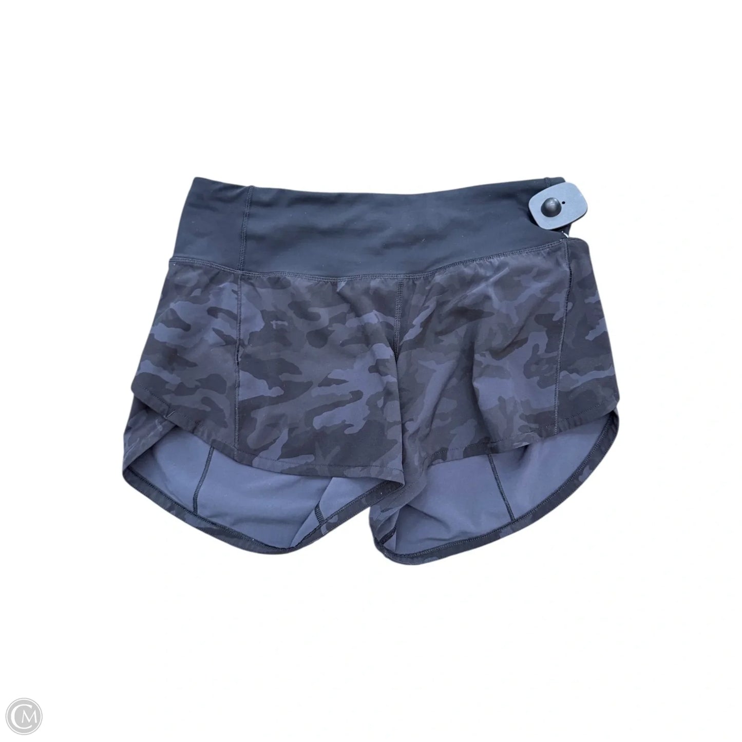 Athletic Shorts By Lululemon In Camouflage Print, Size: 4