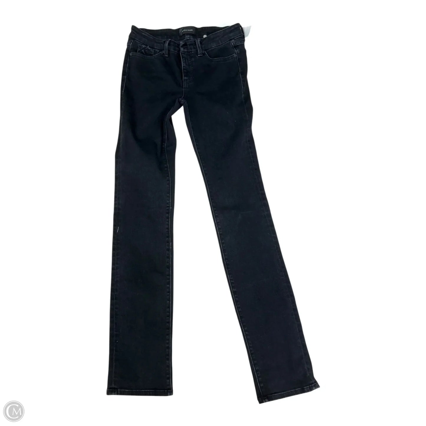 Jeans Skinny By Buckle Black In Black Denim, Size: 2l