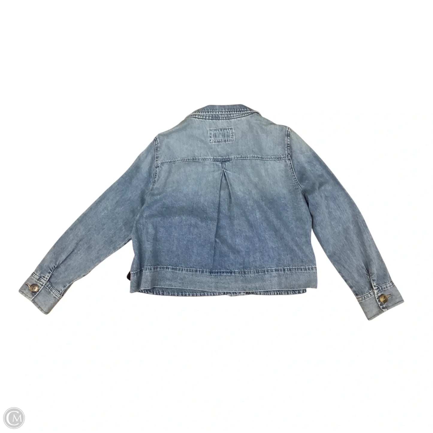 Jacket Denim By Loft In Blue Denim, Size: Xl