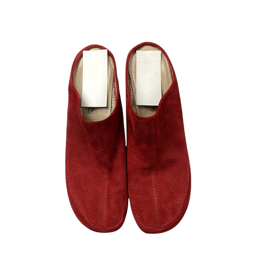 Shoes Heels Wedge By Via Spiga In Red, Size: 8