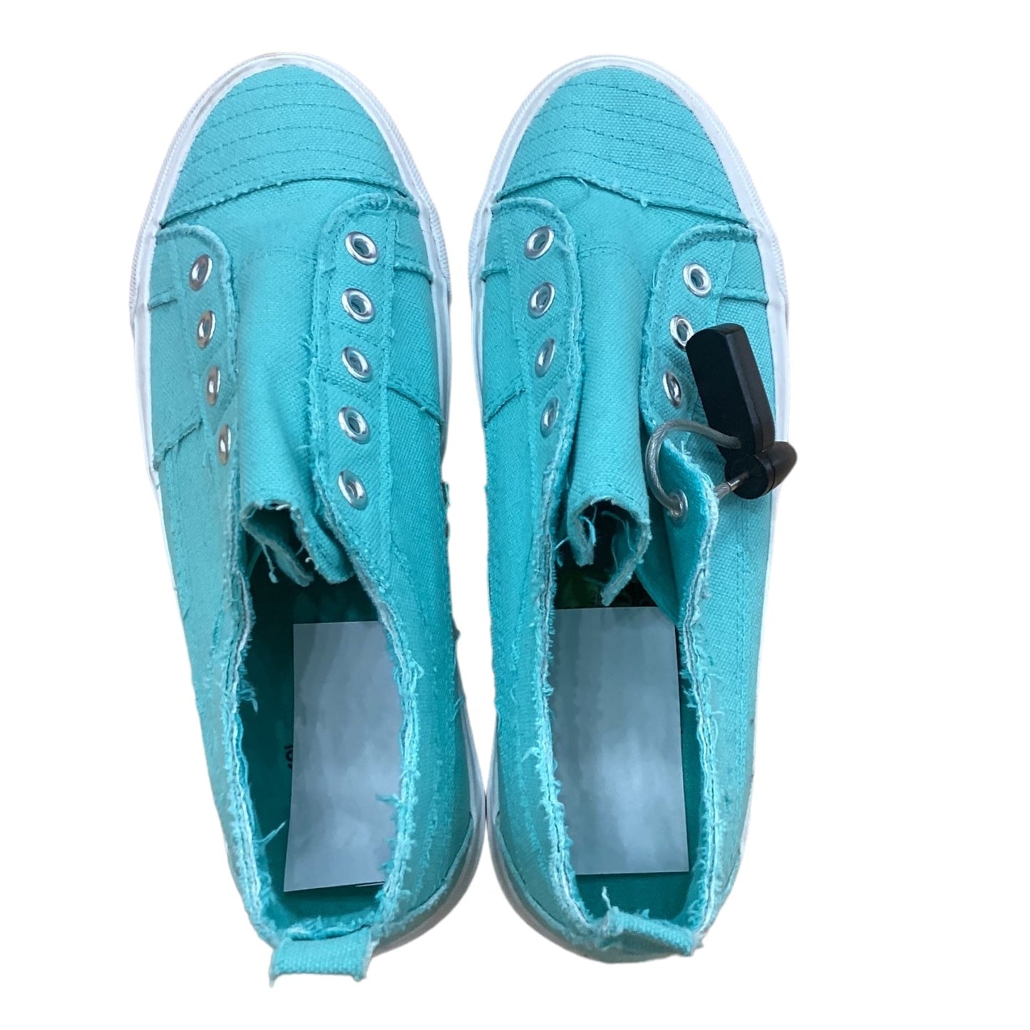 Teal Shoes Athletic Corkys, Size 6