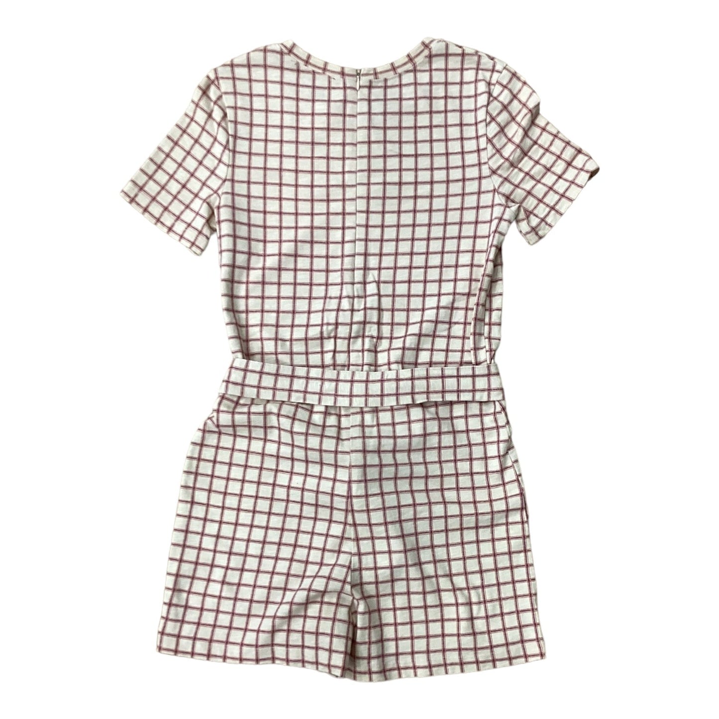 Plaid Pattern Romper Zara, Size S